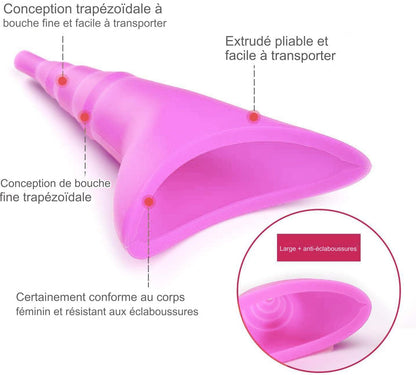 Urinoir femme Réutilisable LadyGo™ + Pochette Offerte