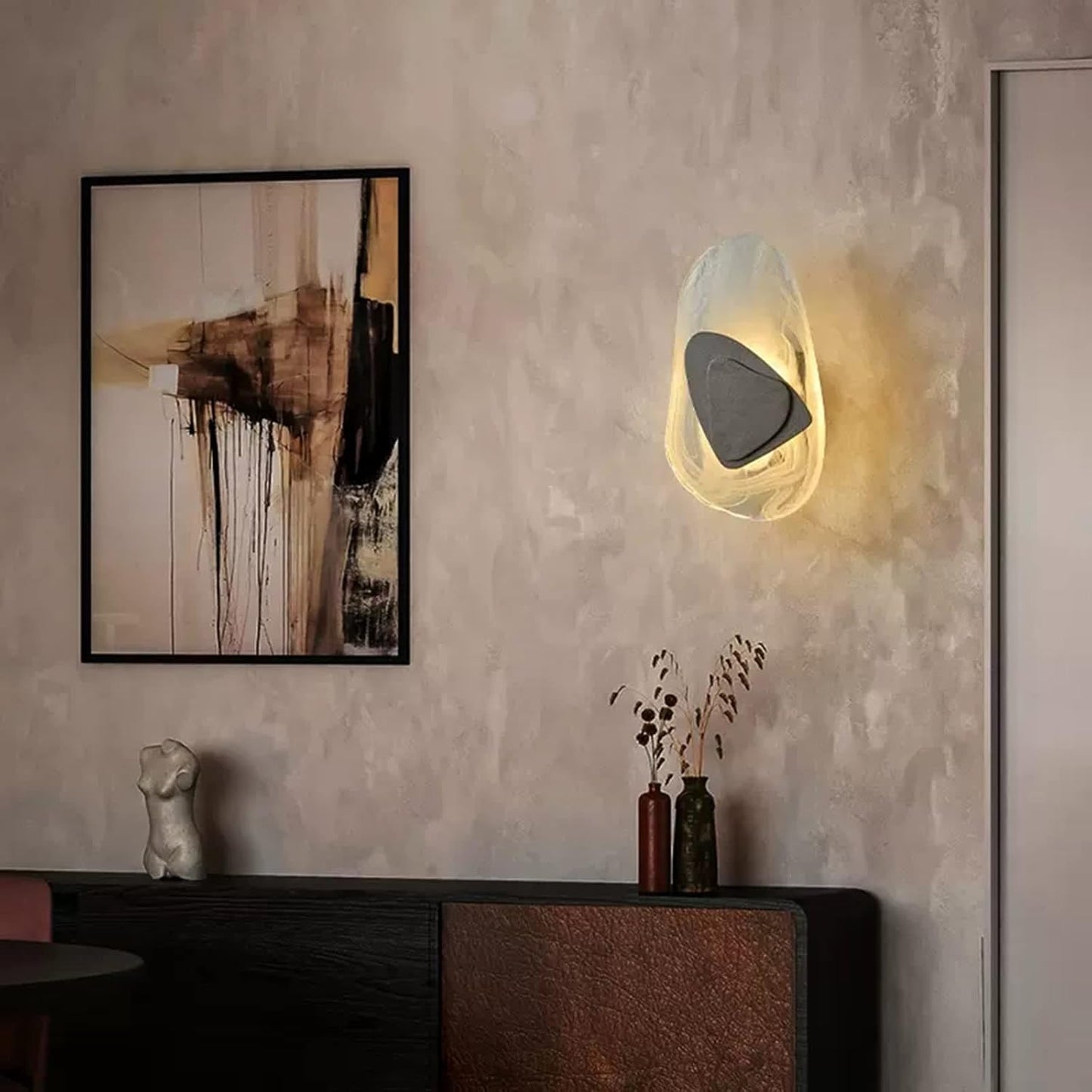 Applique Murale LED Moderne en Verre – Design Élégant et Minimaliste pour Intérieur