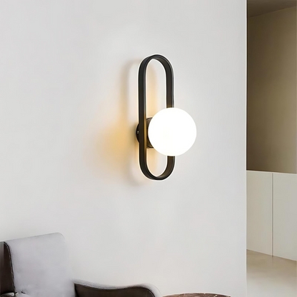 Applique Murale Camille – Lampe LED Élégante en Verre Satiné pour un Éclairage Moderne