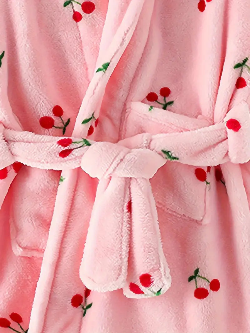 Peignoir de Bain Enfant  avec Imprimé de Dessin Animé