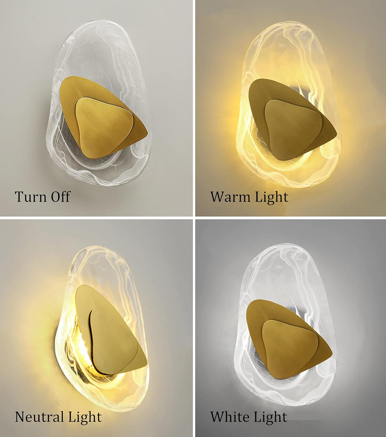 Applique Murale LED Moderne en Verre – Design Élégant et Minimaliste pour Intérieur