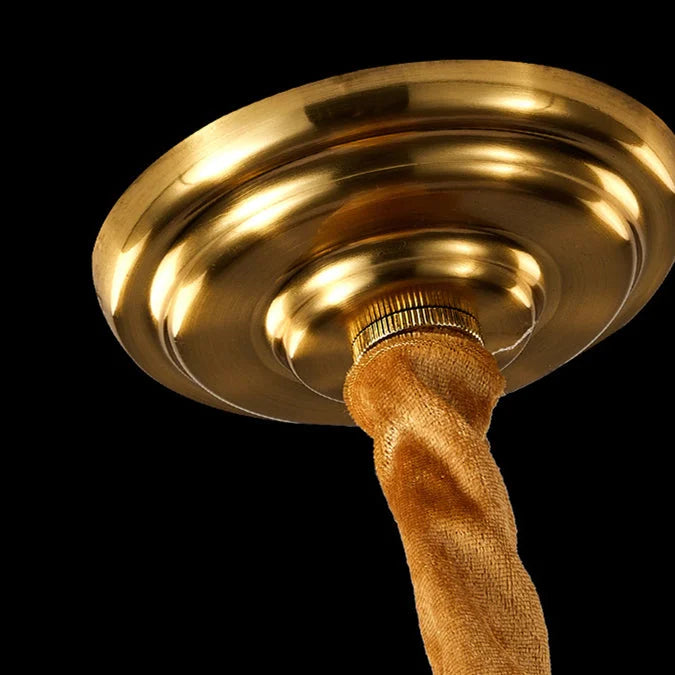 Abat-jour en Rattan et Cristal - Éclairage LED Élégant, Idéal pour Salon, Cuisine, ou Terrasse