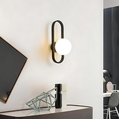 Applique Murale Camille – Lampe LED Élégante en Verre Satiné pour un Éclairage Moderne