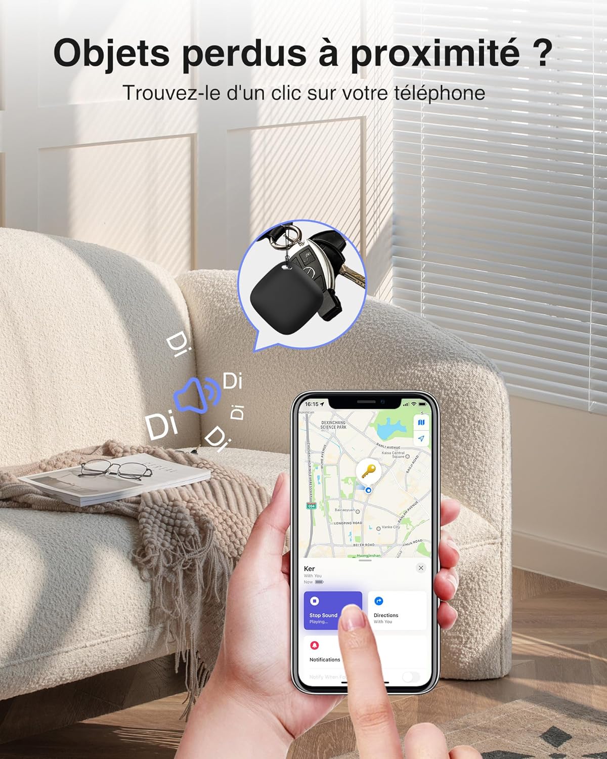 Traceur GPS Pour Chat et Chien - Pet Connect™