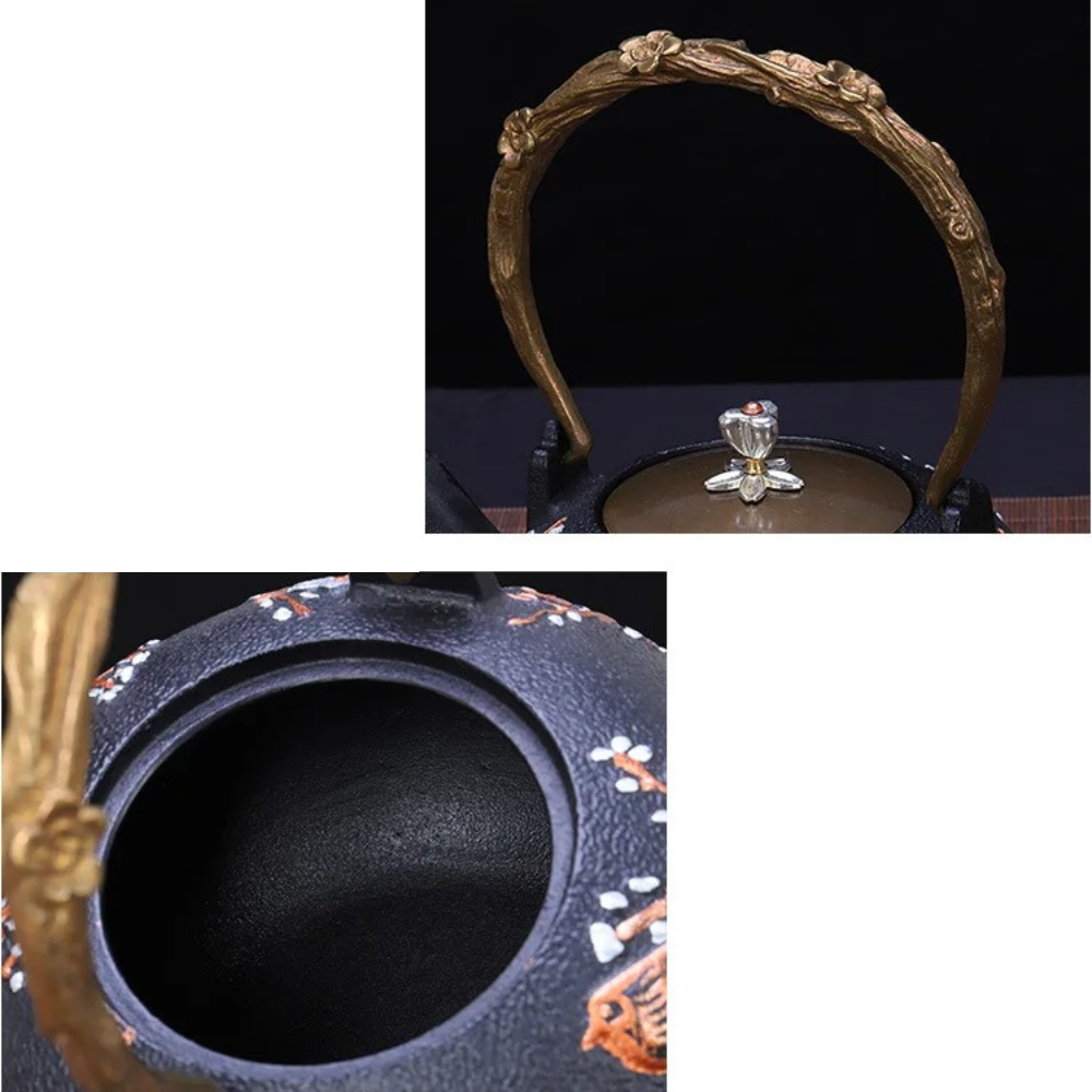 Théière en Fonte Oiseau (1200ML)