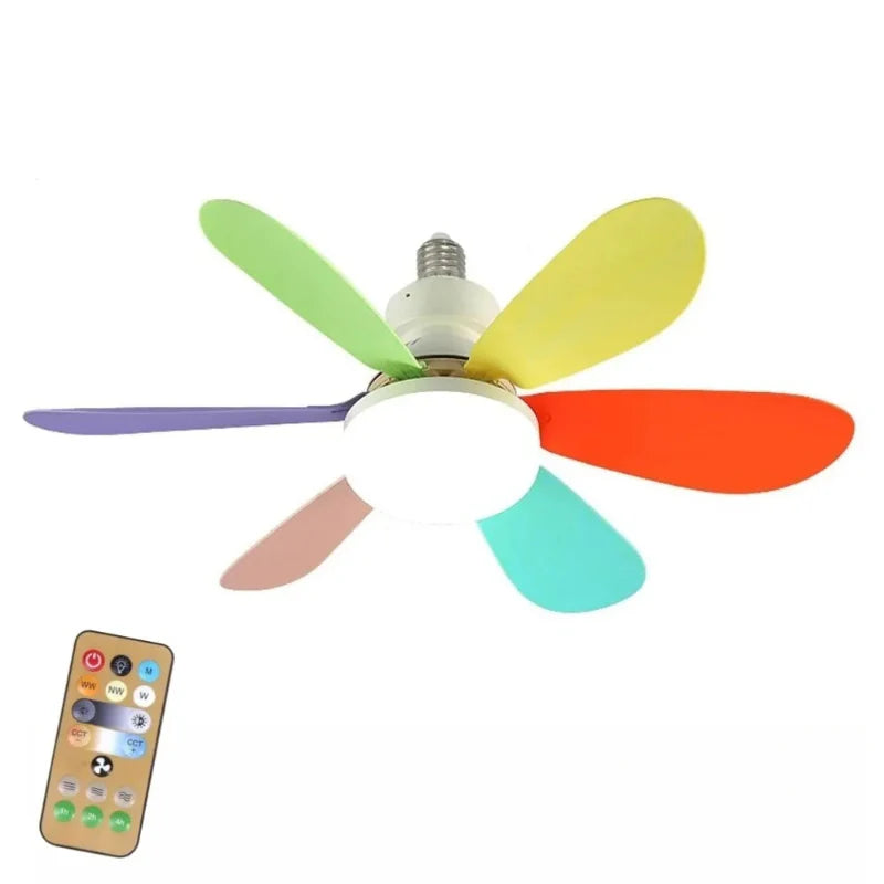 AeroLight variant multicouleur ampoule ventilateur telecommande