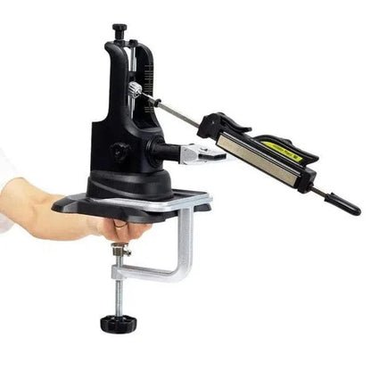 Affûteur de couteaux – Système à angle fixe avec pierres diamantées, pierres à aiguiser et polissage