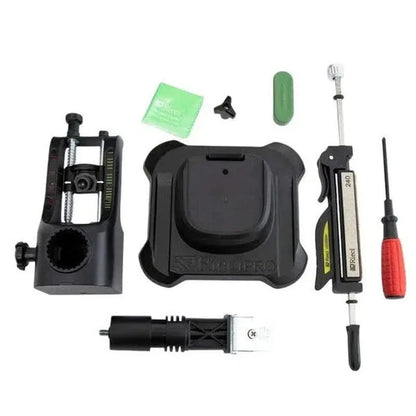 Affûteur de couteaux – Système à angle fixe avec pierres diamantées, pierres à aiguiser et polissage