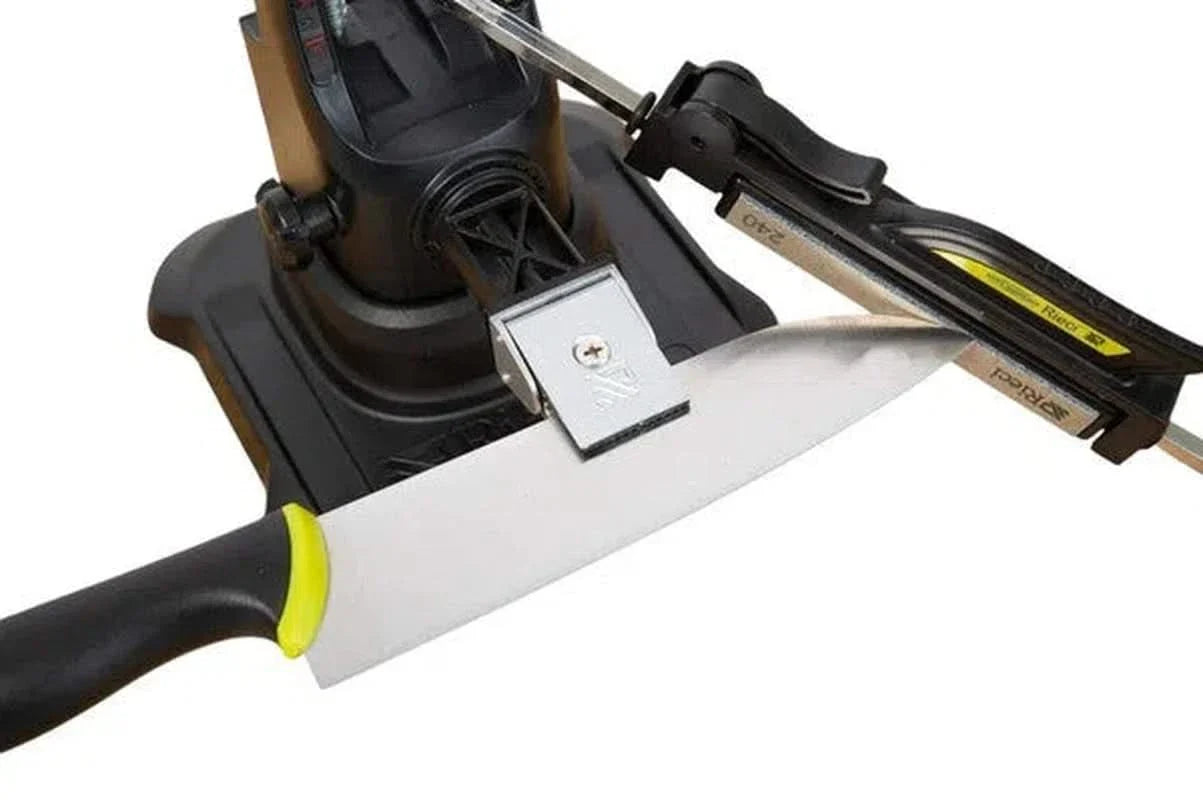 Affûteur de couteaux – Système à angle fixe avec pierres diamantées, pierres à aiguiser et polissage