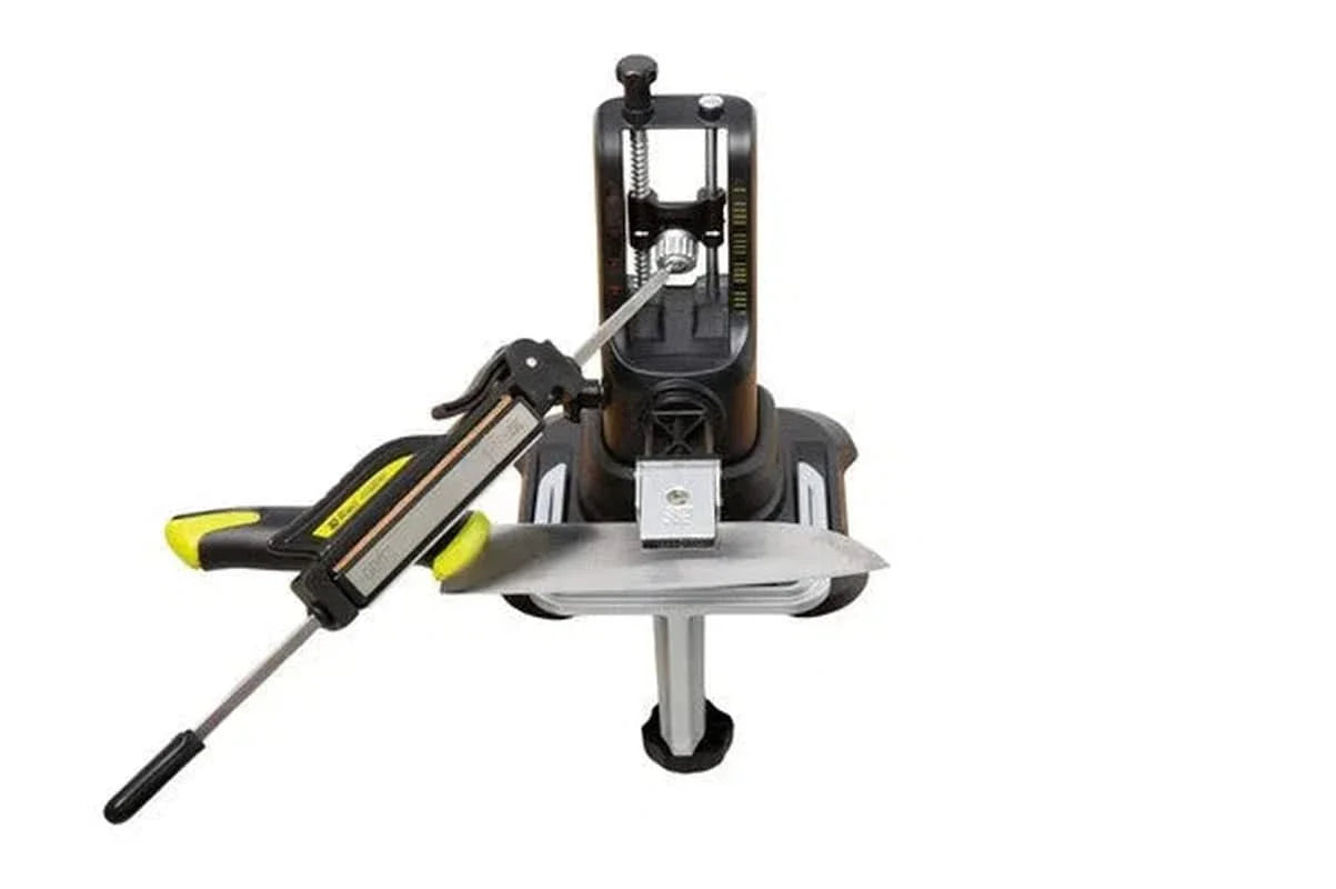 Affûteur de couteaux – Système à angle fixe avec pierres diamantées, pierres à aiguiser et polissage