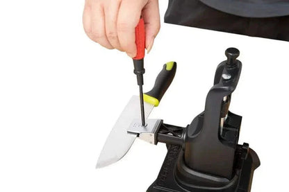 Affûteur de couteaux – Système à angle fixe avec pierres diamantées, pierres à aiguiser et polissage