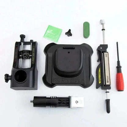 Affûteur de couteaux – Système à angle fixe avec pierres diamantées, pierres à aiguiser et polissage