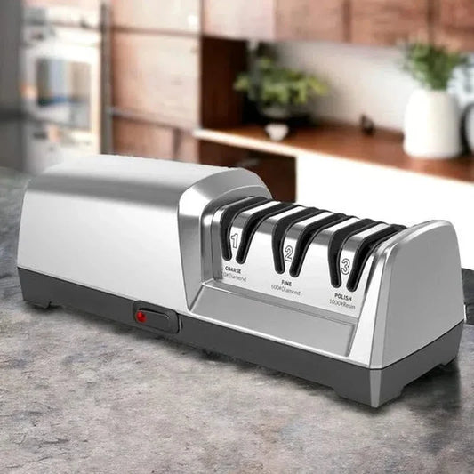 Affûteur électrique 3 étapes avec angles ajustables 15° et 20°