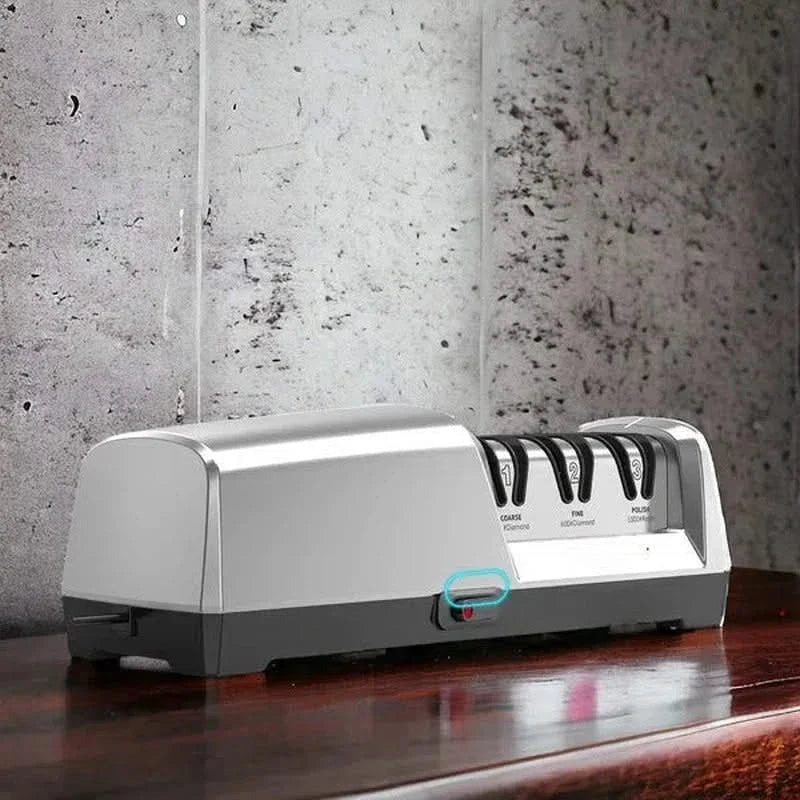 Affûteur électrique 3 étapes avec angles ajustables 15° et 20°