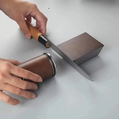 Aiguiseur avec angle d'aiguisage de 15° & 18° degré - Affûteur à rouleau