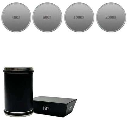 Aiguiseur avec angle d'aiguisage de 15° & 18° degré - Affûteur à rouleau