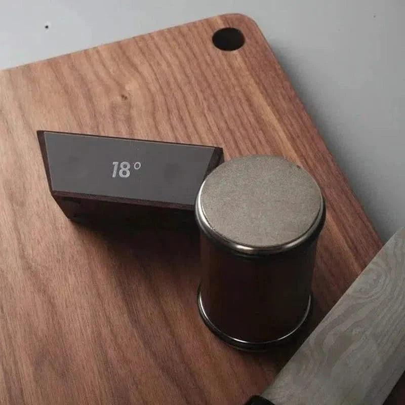 Aiguiseur avec angle d'aiguisage de 15° & 18° degré - Affûteur à rouleau