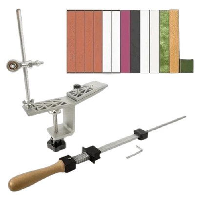 Aiguiseur à angles fixe Professionnel avec Pierres à Aiguiser