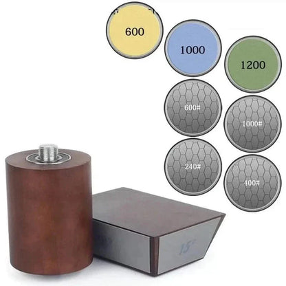 Aiguiseur de couteaux à rouleau - Pack complet diamant et pierre à aiguiser : 240# à 1200#