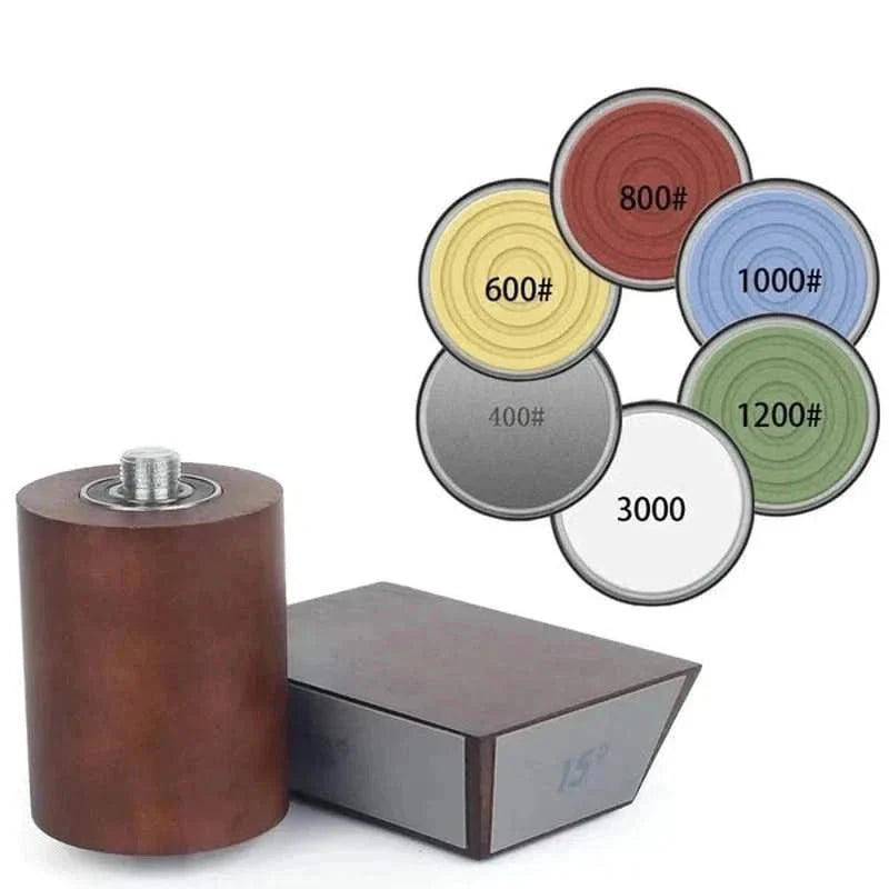Aiguiseur de couteaux à rouleau - Pack diamanté 4 grains : 240# à 1000#  __switch:Pierre à aiguiser : 600# 800# 1200# 3000# + Diamant 400#