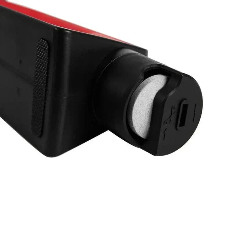 Aiguiseur de couteaux électrique professionnel avec pierre rotative motorisée