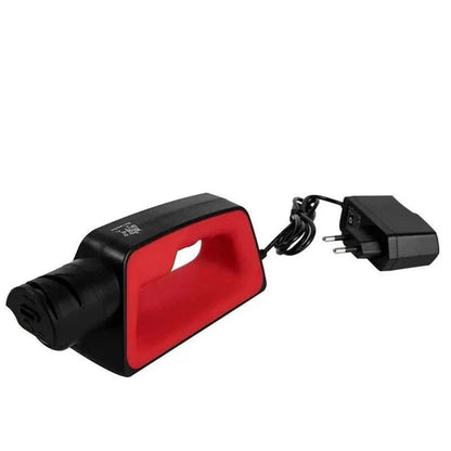 Aiguiseur de couteaux électrique professionnel avec pierre rotative motorisée