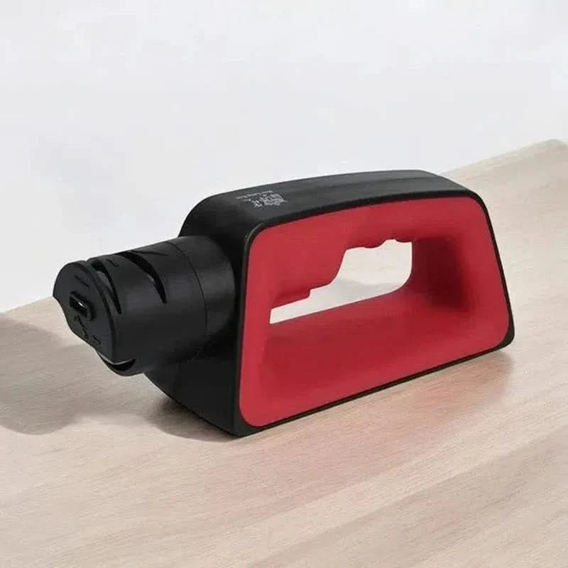 Aiguiseur de couteaux électrique professionnel avec pierre rotative motorisée