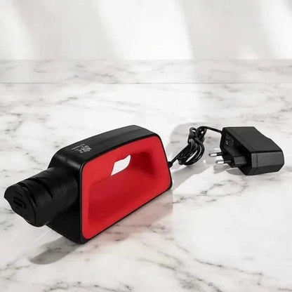 Aiguiseur de couteaux électrique professionnel avec pierre rotative motorisée