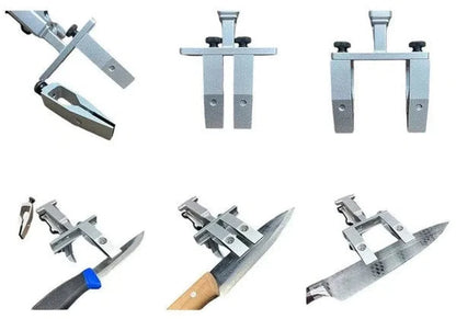 Aiguiseur à angle fixe professionnel + pierres à aiguiser