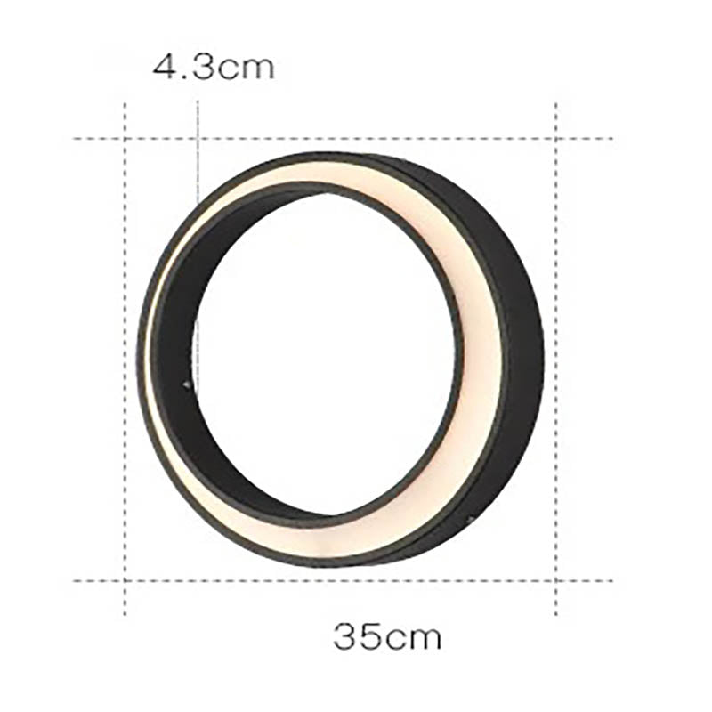   Applique Murale LED Extérieure Étanche IP65 – Design Lune en Acier Inoxydable 