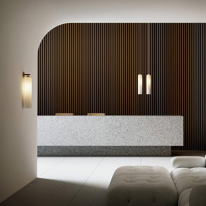 Applique Murale en Verre Artisanal – Éclairage LED Élégant et Moderne