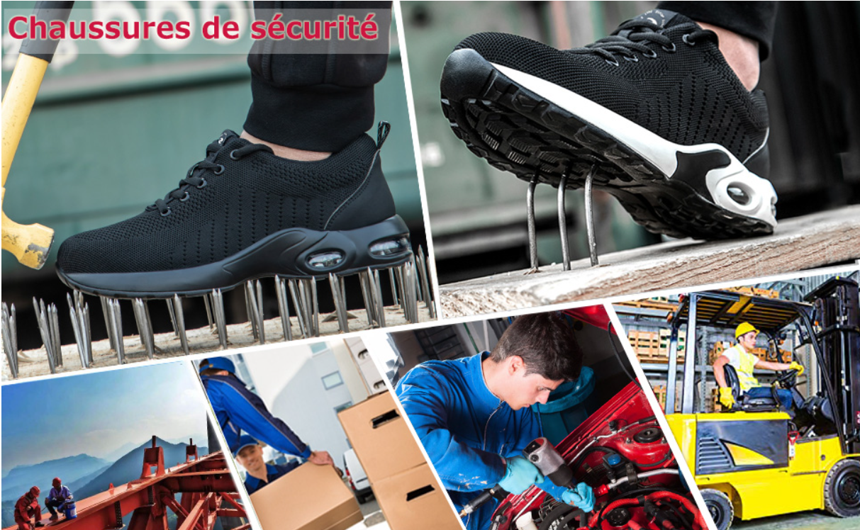 Chaussures de Sécurité pour Femme - Noire