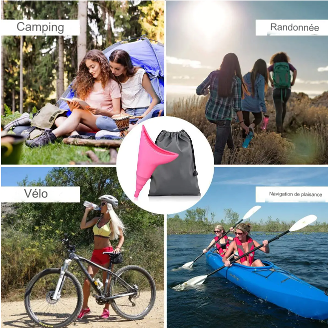 Urinoir femme Réutilisable LadyGo™ + Pochette Offerte