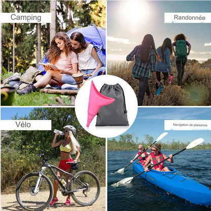 Urinoir femme Réutilisable LadyGo™ + Pochette Offerte