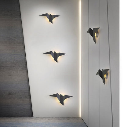 Applique Murale Créative Forme d'Oiseau – Lampe Artistique en Fer pour Décoration Intérieure