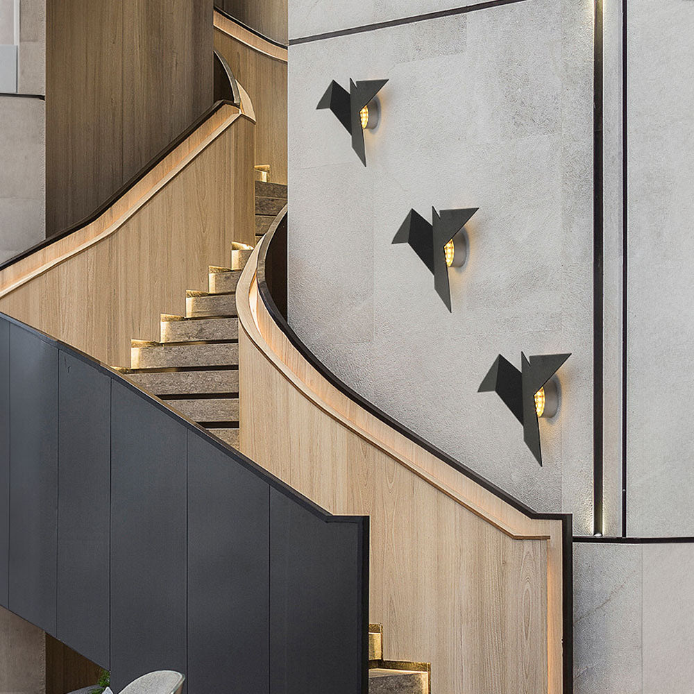 Applique Murale Créative Forme d'Oiseau – Lampe Artistique en Fer pour Décoration Intérieure