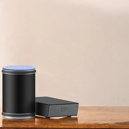 Aiguiseur de couteaux en bois avec système magnétique et angles ajustables