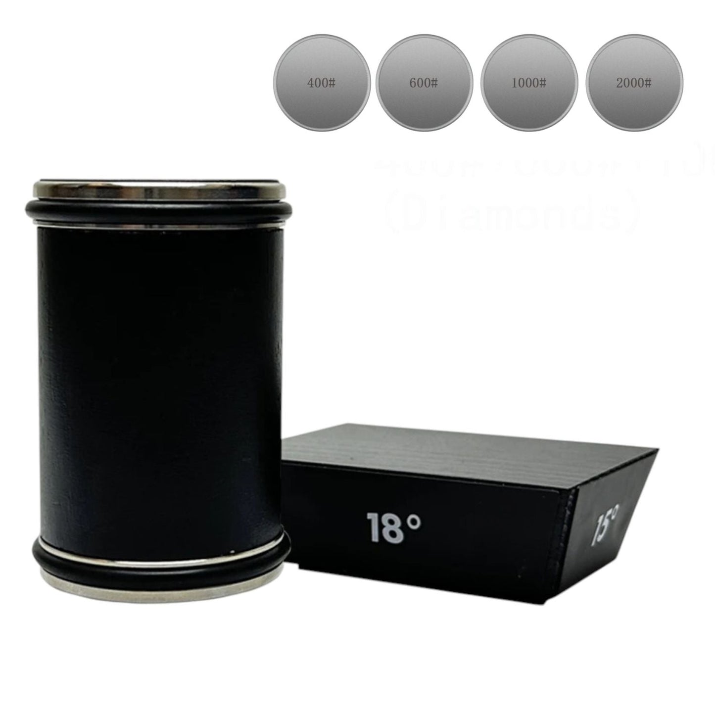 Aiguiseur avec angle d'aiguisage de 15° & 18° degré - Affûteur à rouleau