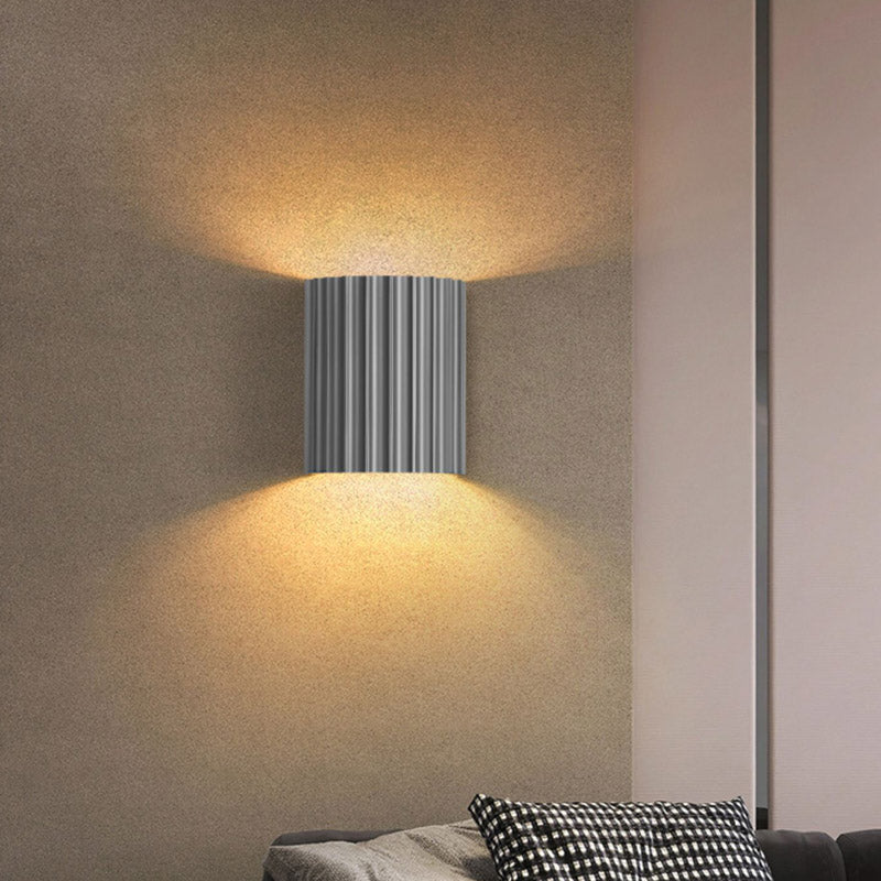 Applique Murale Design Moderne – Lampe à Abat-jour Froncé