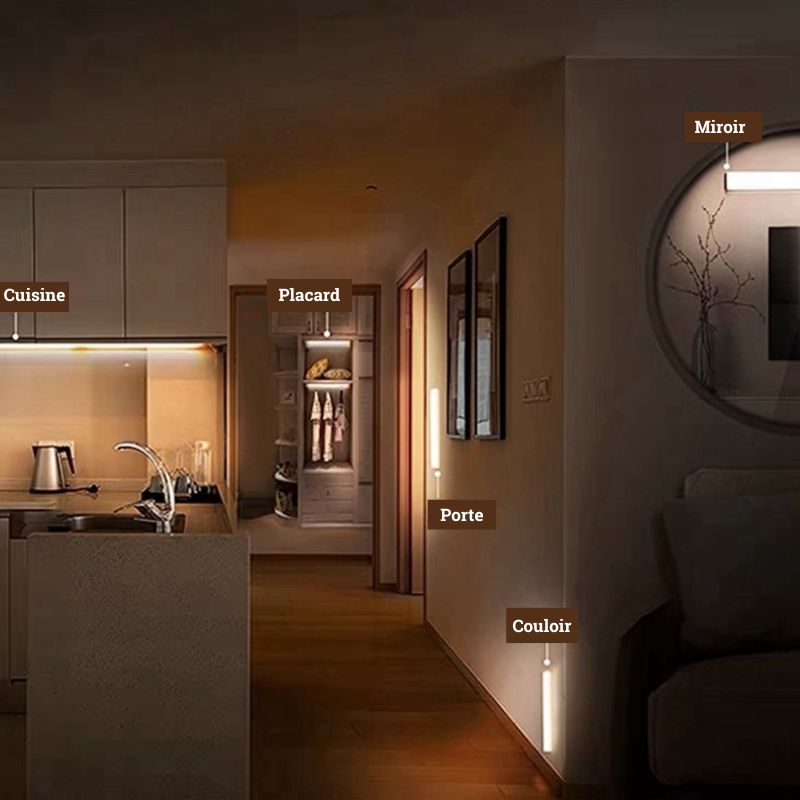[ PACK ] de Lampes LED Premium avec capteur de mouvement