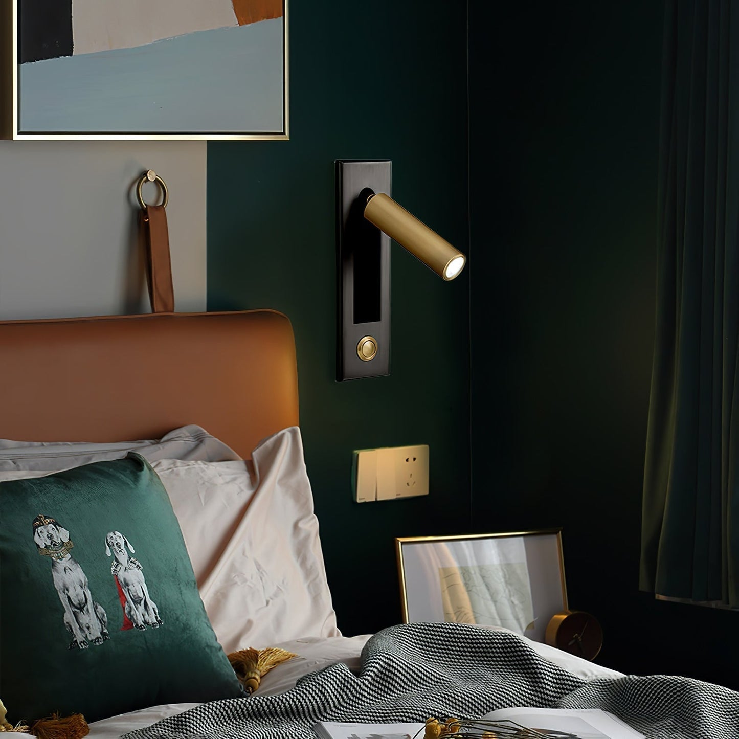 Applique Murale LED Intégrée – Lampe Moderne et Minimaliste pour Chambre à Coucher