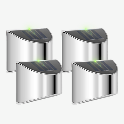 Applique Murale Solaire LED en Acier Inoxydable – Éclairage Extérieur Durable et Écologique