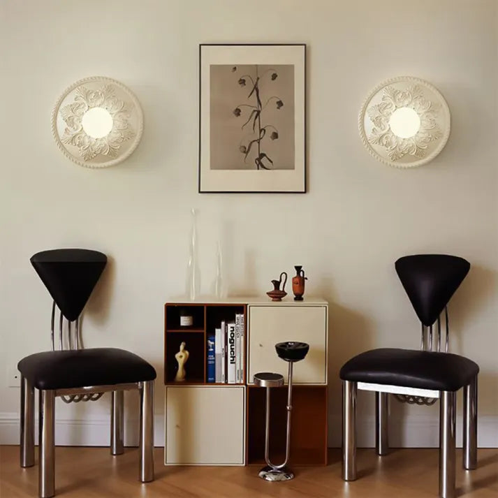 Applique Murale Moderne "Milchkaffee" en Résine et Verre – Élégance Contemporaine