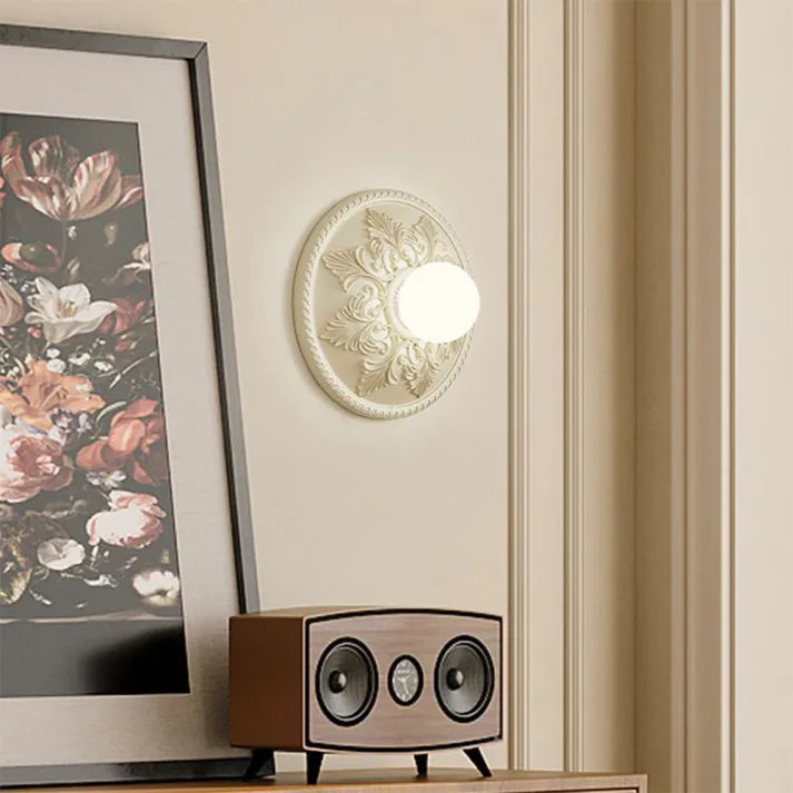 Applique Murale Moderne "Milchkaffee" en Résine et Verre – Élégance Contemporaine