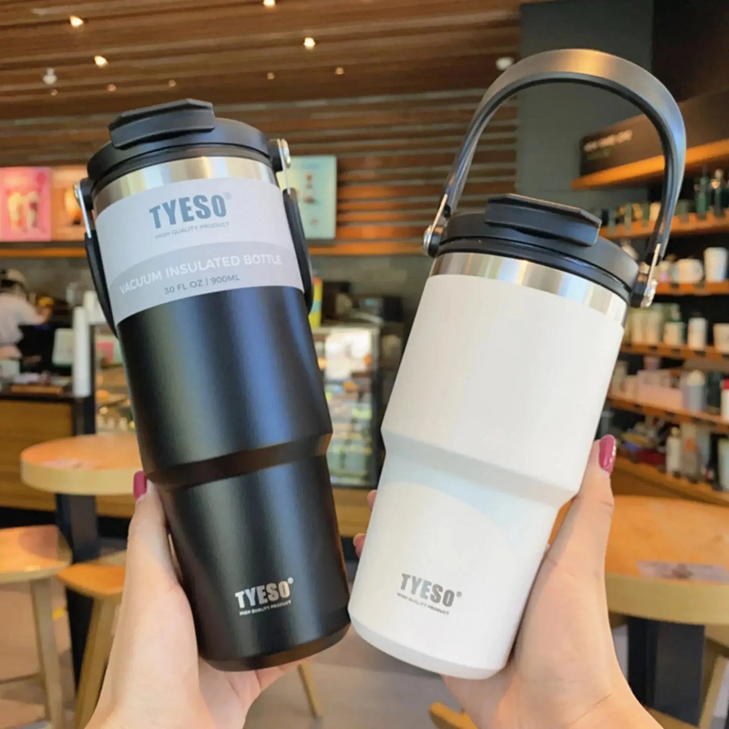 TYESO Gourde Thermos Vacuum Bottle