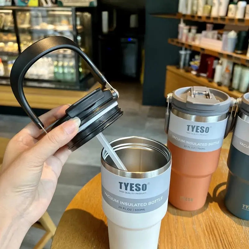 TYESO Gourde Thermos Vacuum Bottle