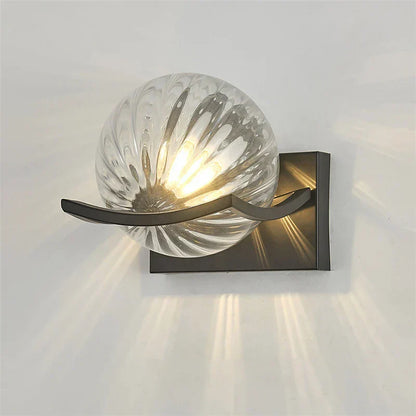Applique Murale LED Moderne en Verre – Design Élégant et Écologique pour Salon, Chambre et Couloir
