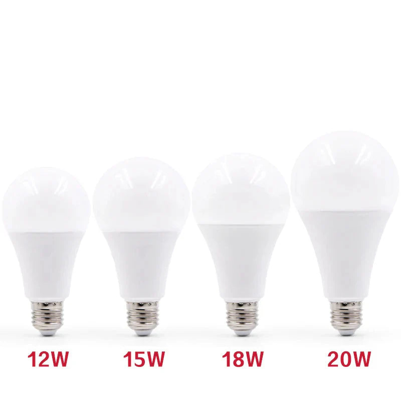 Ampoule LED Lampe de Chevet 3W 6W 9W 12W 15W 18W 20W E27 E14 220V