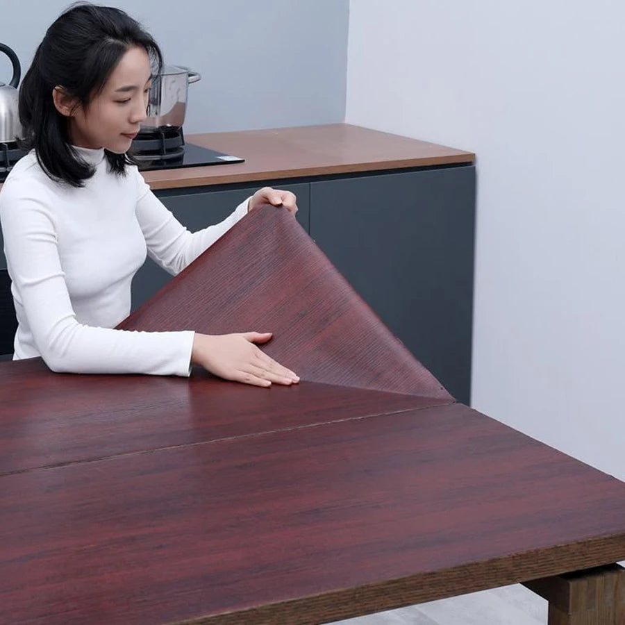 Adhésif Plan de Travail Motifs Bois en Vinyle