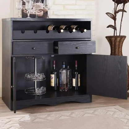 Adhésif Plan de Travail Noir de Style Bois